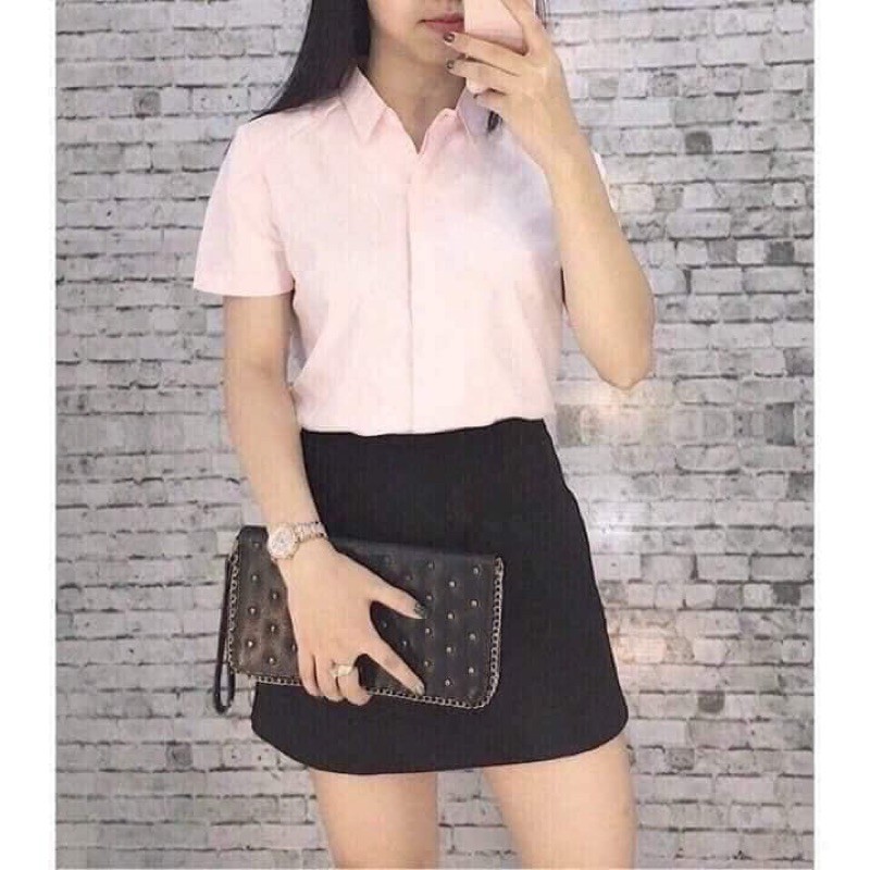 (Size 40-60kg) Áo Sơ Mi Nữ Công Sở Dài Tay Ngắn tay 4 Màu chất đẹp không nhăn | BigBuy360 - bigbuy360.vn