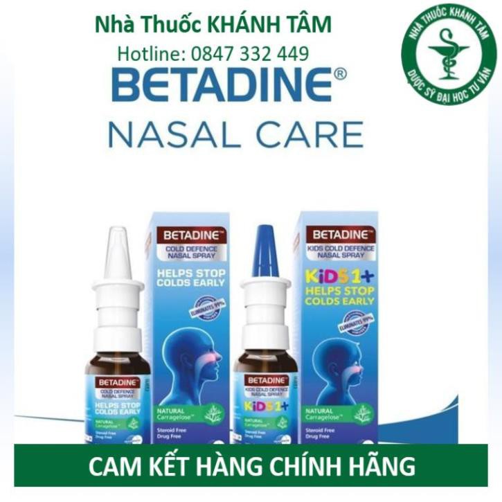 ! BETADINE Cold Defence Nasal Spray 20ml - Dung dịch xịt mũi ngừa cảm cúm ! !