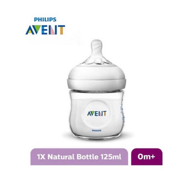 Bình sữa Philips Avent bằng nhựa 125ml/260ml