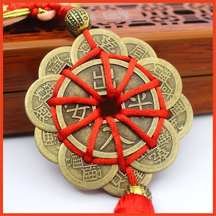 Chuỗi Tiền Xu Mai Hoa 10 Cánh Rời-Mai Hoa Thập Toàn