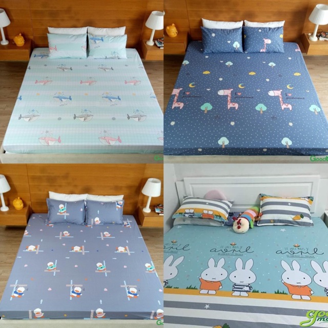 Ga chống thấm Goodmama cao cấp, chống thấm tuyệt đối, vải cotton mềm mát, không hầm bí, không sột soạt, độ bền cao