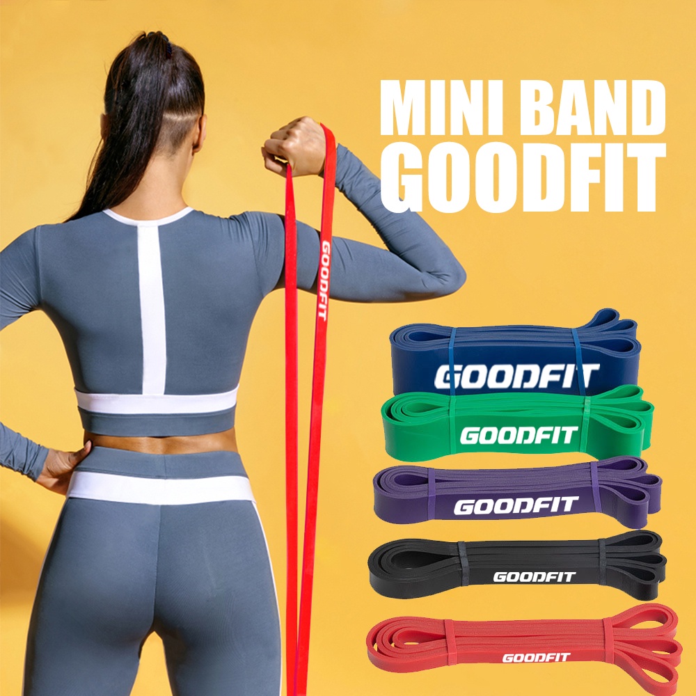 Dây kháng lực cao su đàn hồi, dây tập mông Miniband GoodFit GF913MB