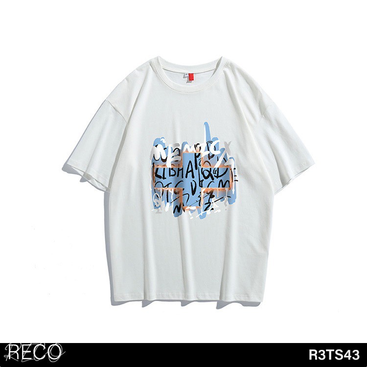 Áo thun, phông nam nữ Hàn Quốc cao cấp dáng rộng tay lỡ T-Shirt Loose R3TS43 Unisex