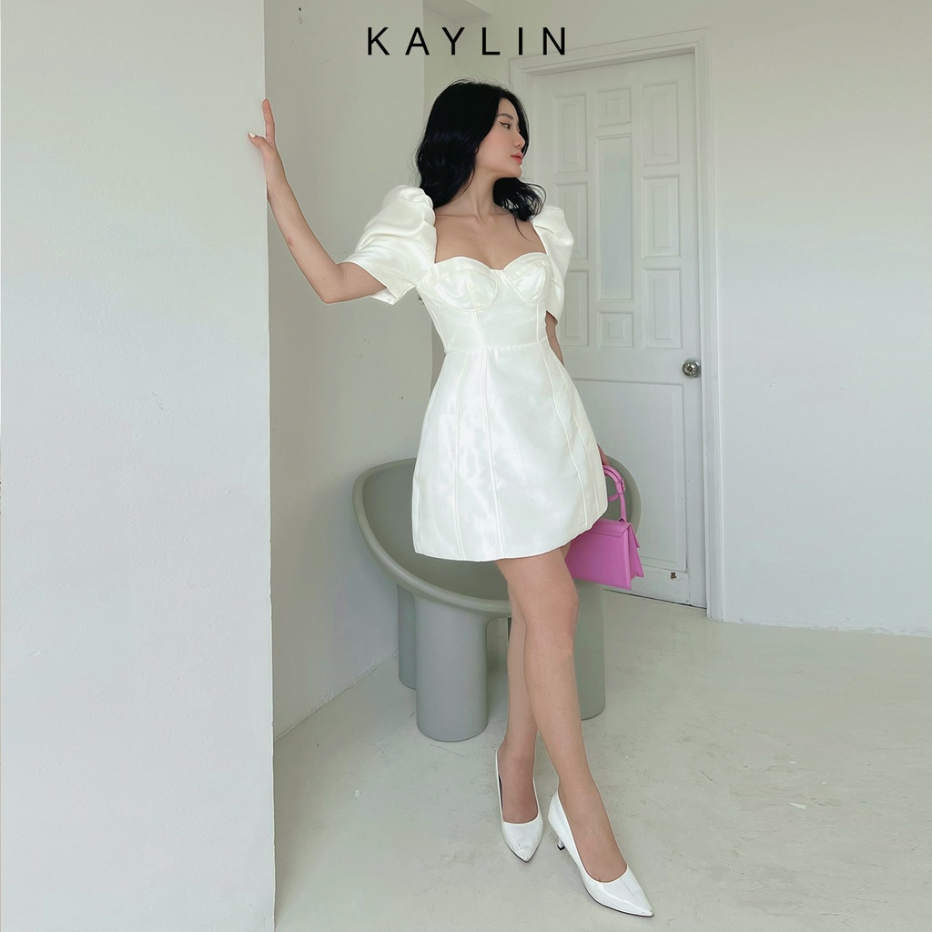 Đầm xòe tay bồng N1748 - KAYLIN