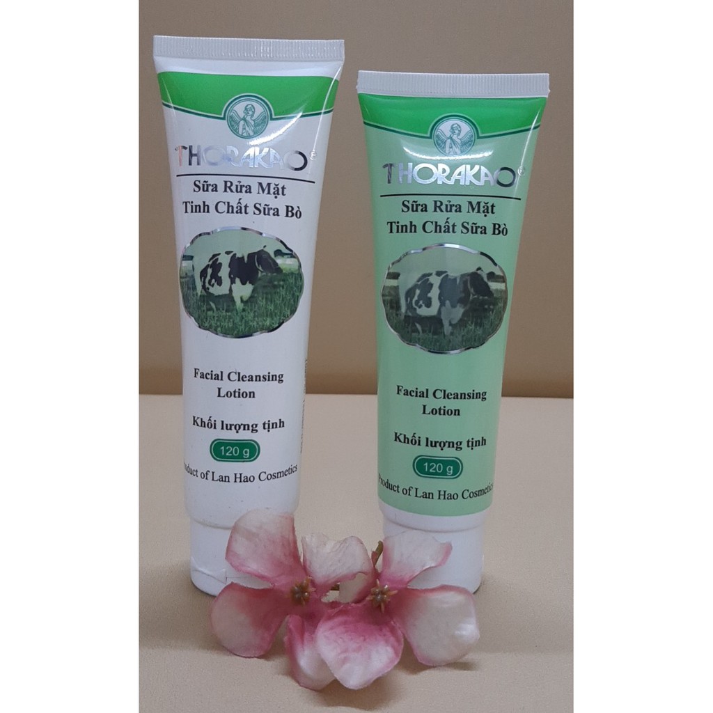 Sữa rửa mặt bò  xanh trắng 120g - Thorakao