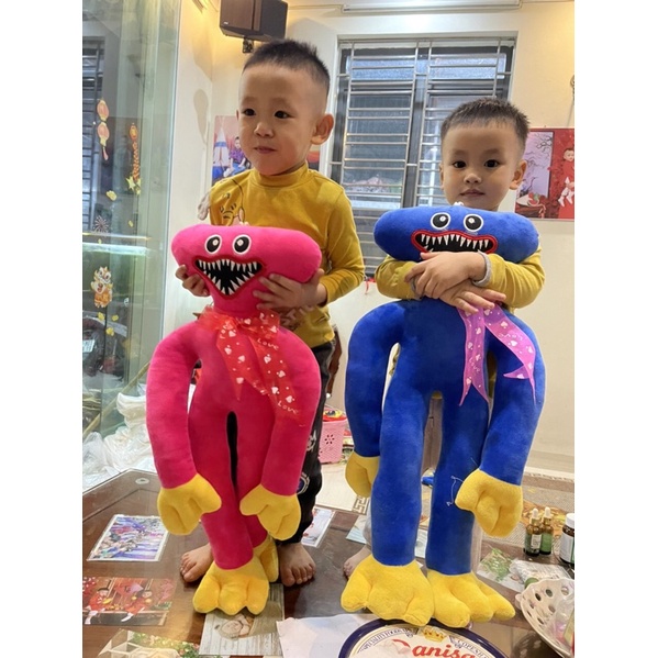 Thú nhồi bông hình nhân vật Huggy Wuggy 40cm trong game Poppy Playtime dành cho trẻ