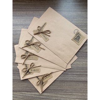 [VĂN PHÒNG PHẨM] XẤP 5 BAO THƯ HANDMADE(loại mỏng) [Aiko ST]