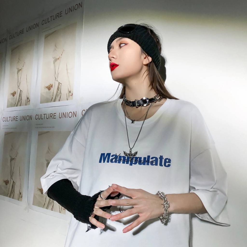 Áo Thun Nam Nữ Unisex, Áo Phông Tay Lỡ Form Rộng In Hình Bàn Tay Ngộ Nghĩnh Chất Cotton Mát Mềm Mịn | BigBuy360 - bigbuy360.vn