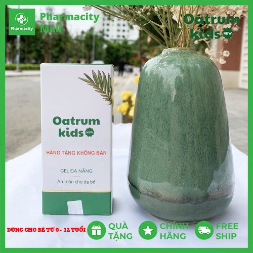 Gel bôi da đa năng bé Oatrum Kids New - Hết trầy xước, rách da, bỏng, hăm da, muỗi côn trùng đốt - 20g