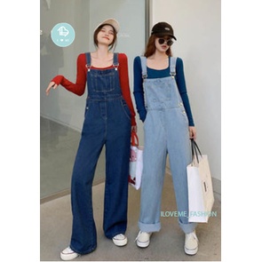 Quần Yếm Jean Ống Đứng năng động cá tính nữ - jumpsuit bò