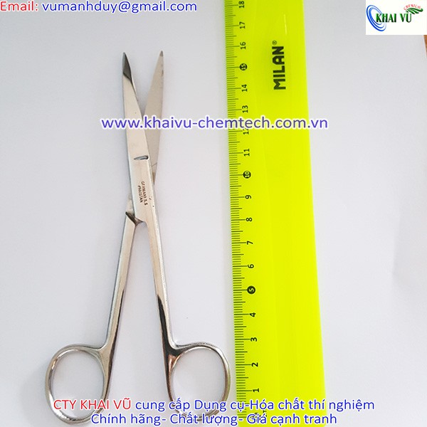 Kéo y tế thẳng nhọn siêu bén các size Xuất xứ Pakistan