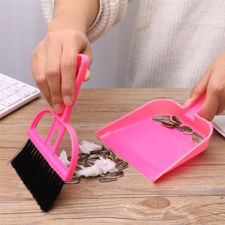 Bộ Chổi Quét Bàn Mini, Chổi Quét Bàn Phím, Chổi Quét Máy Tính Để Bàn Siêu Nhỏ Tiện Lợi