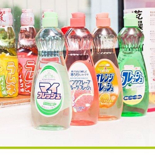 [Hỏa Tốc HN] Chai nước rửa bát chén, rau củ My Fresh 600ml Rocket Nội địa Nhật Bản