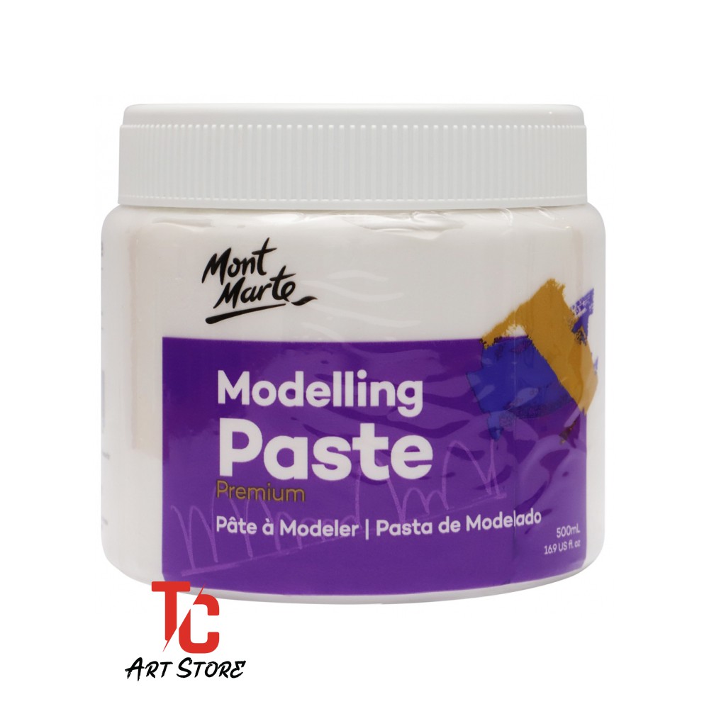 MODELLING 500ML PASTE MONT MARTE - Vẽ Đắp tạo khối 3D Trên Bề Mặt Toan