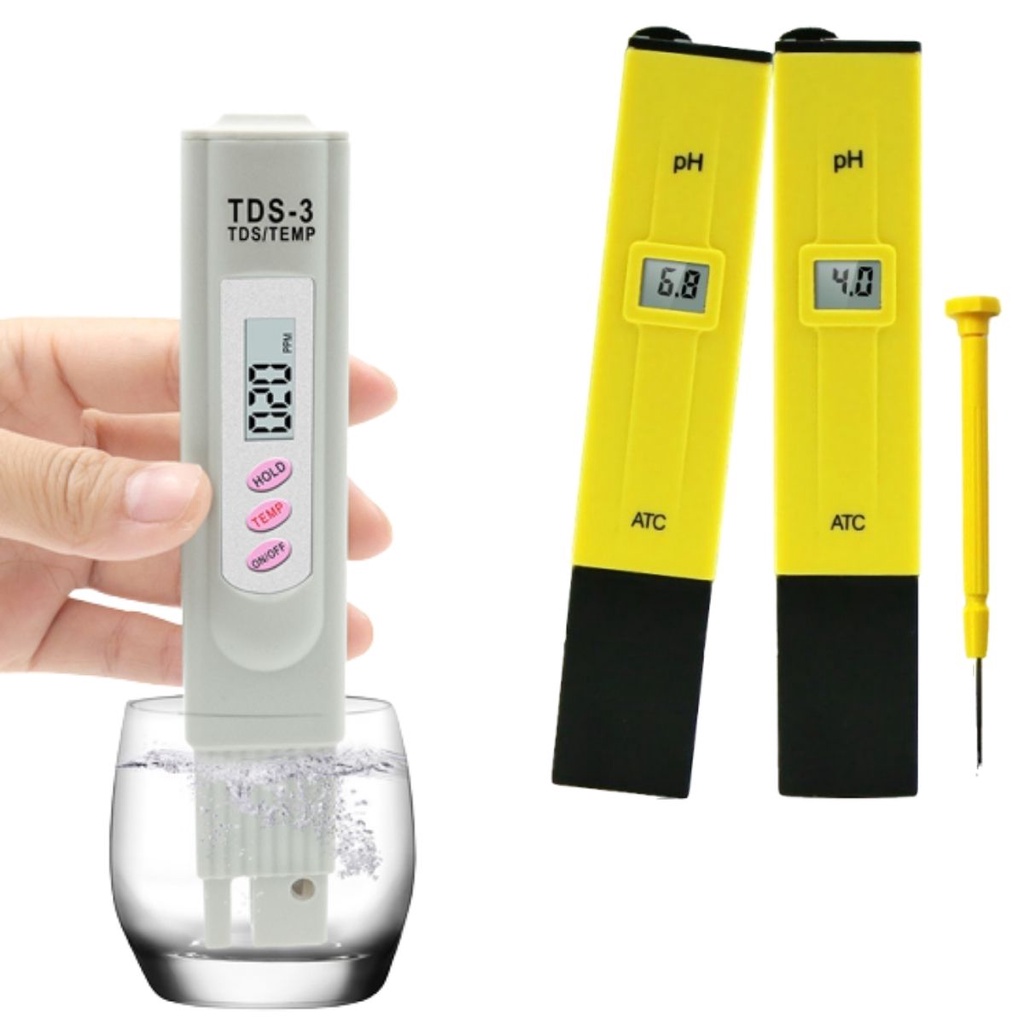 Combo bút đo độ ph, bút thử nước TDS /EC