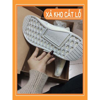 Giày sneakers nmd trắng xám