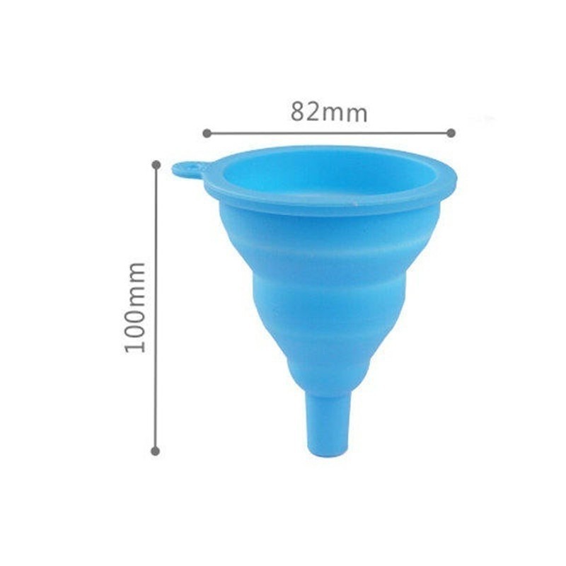 Phễu silicone dùng rót dầu có thể xếp gọn tiện lợi