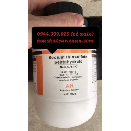 Hoá chất Na2S2O3 natri thiosunfat 500g Na2S2O3.5H2O