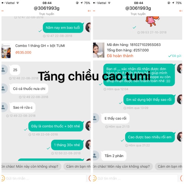 Bột ngũ cốc tăng chiều cao TUMI (có mã vạch)-Tặng thìa đong bột | BigBuy360 - bigbuy360.vn