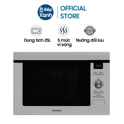 Lò Vi Sóng Kết Hợp Nướng Lắp Âm HAFELE HM-B38D 538.31.200 - 25 lít - Hẹn Giờ 95 Phút