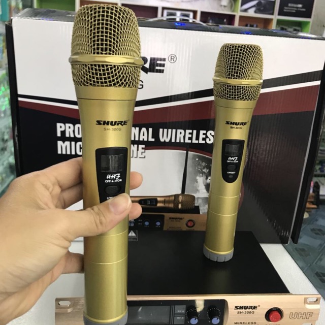 CẶP MICRO KARAOKE CỰC HAY có clip test S.h.u.r.e SH300g