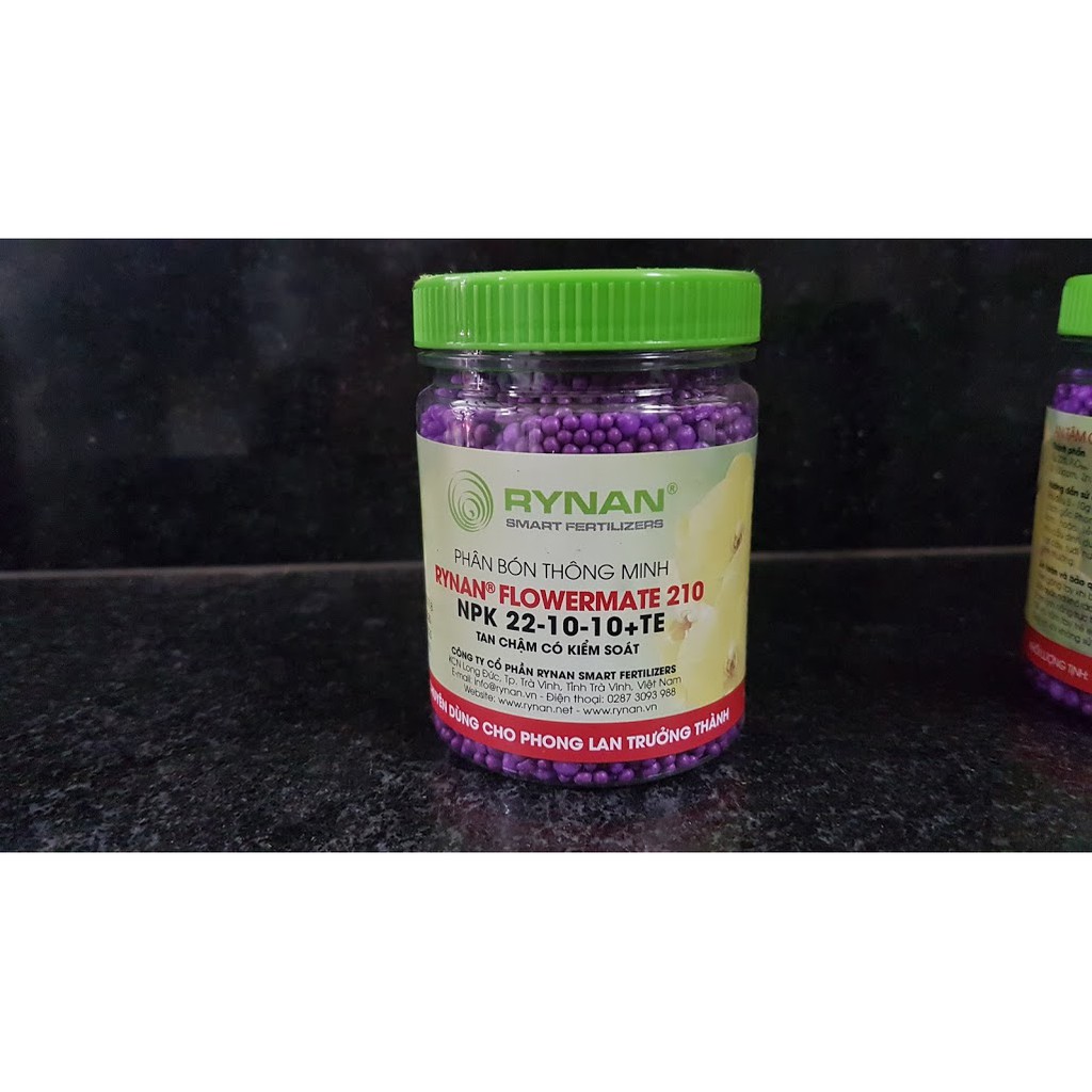 Phân bón thông minh RYNAN 210 NPK 22-10-10+TE hủ 150g