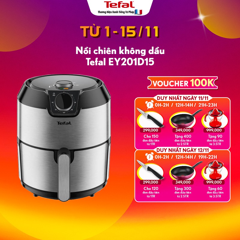 [Mã ELBMOTF giảm 10% đơn 1,5TR] Nồi chiên không dầu EY201D15