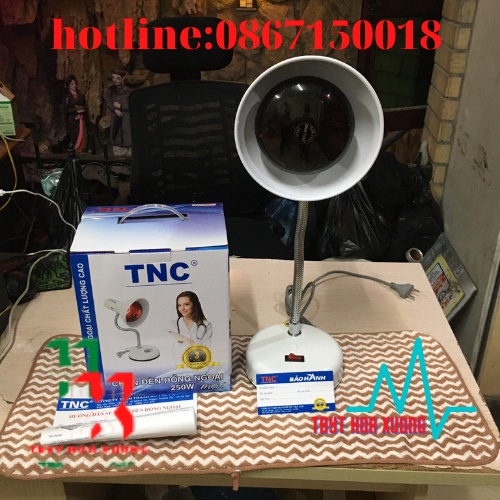 Đèn Hồng Ngoại TNC Không Chiết Áp , Chân Thấp , Đế Tròn , Kèm Theo Bóng Hồng Ngoại 250W