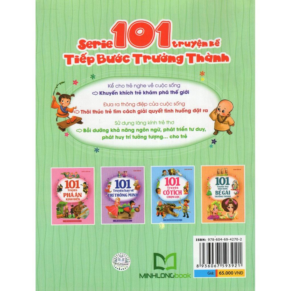 Sách - 101 Truyện hay theo bước bé trai trưởng thành - Minh Long