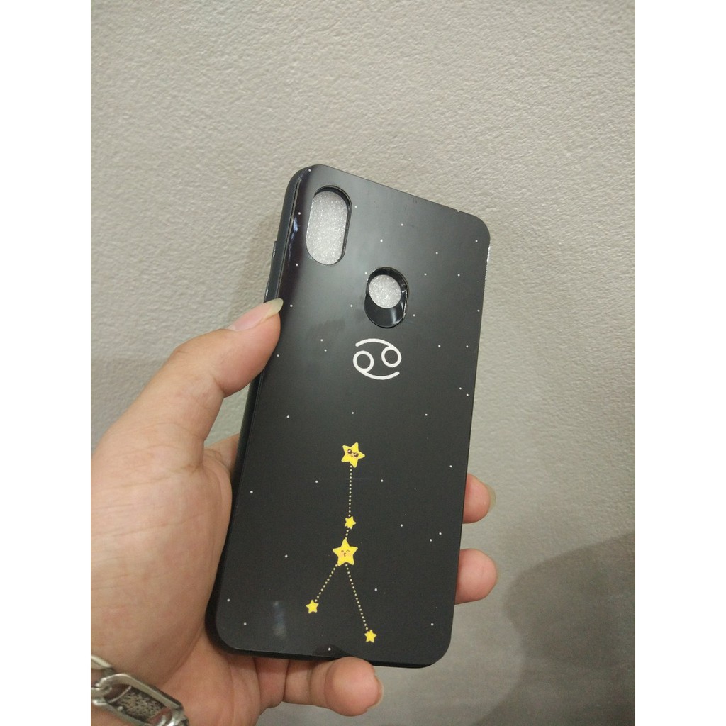 Ốp lưng Cung Hoàng đạo phủ bóng cao cấp cho Oppo  A71 / A1k / Reno 2f / A5 2020 / A9 2020