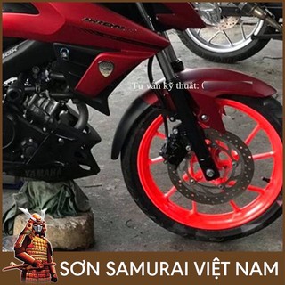 Sơn Sịt SAMURAI Màu Đỏ Huỳnh Quang 57