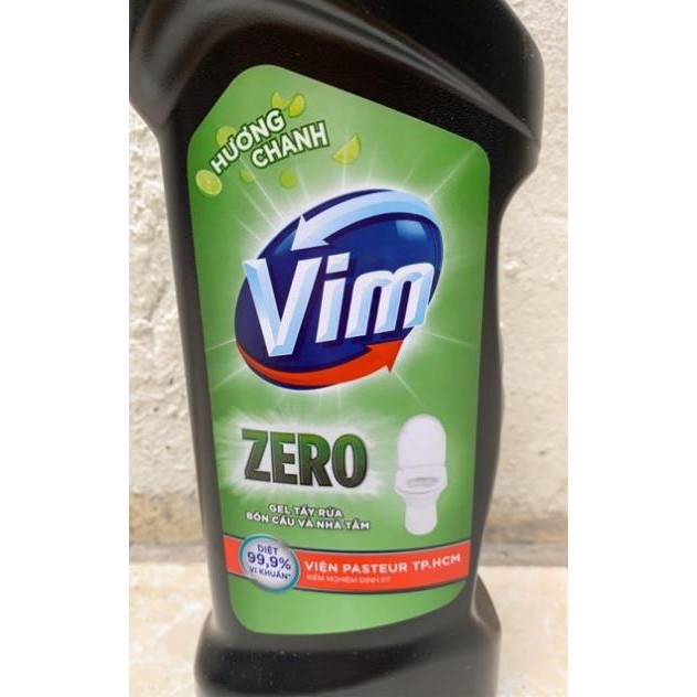 Nước Tẩy Bồn Cầu Vim Zero Mảng Bám (750ml xanh lá)