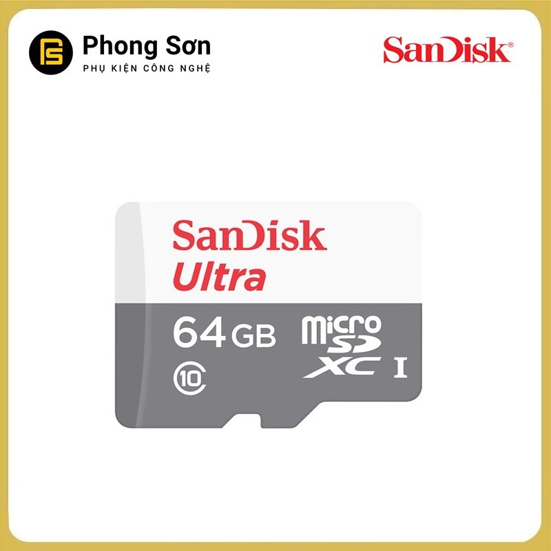 Thẻ nhớ Micro SDXC 64GB Ultra 533x 80mb/s Sandisk | BigBuy360 - bigbuy360.vn