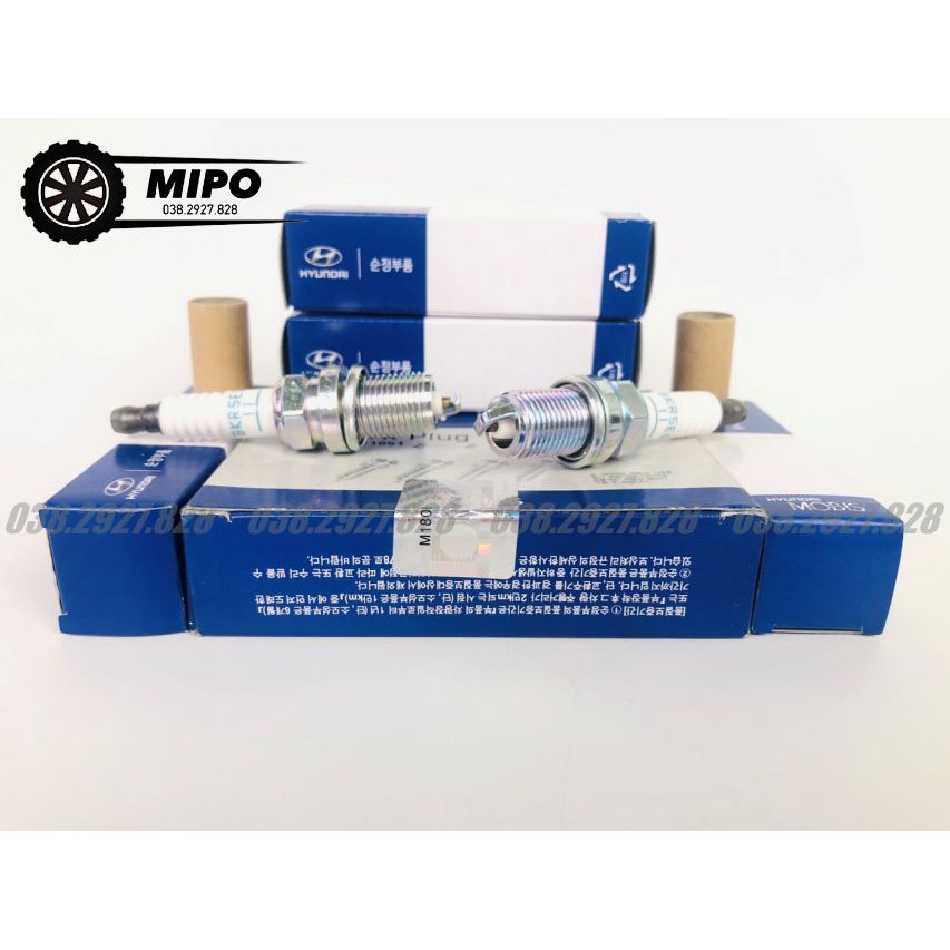 [1 HỘP 4 CÁI] Bugi Niken dùng cho xe I10, Morning, Accent, Rio, Avante, Elantra, K3,Cerato,Forte,I30,I20 (Mã:1885510060)