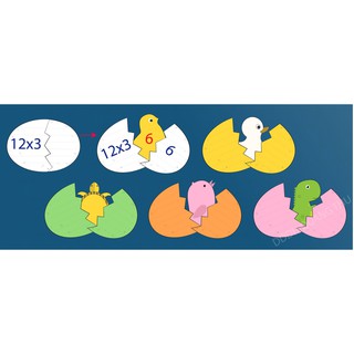 [Đồ dùng dạy học] Combo 5 trứng nở giữa