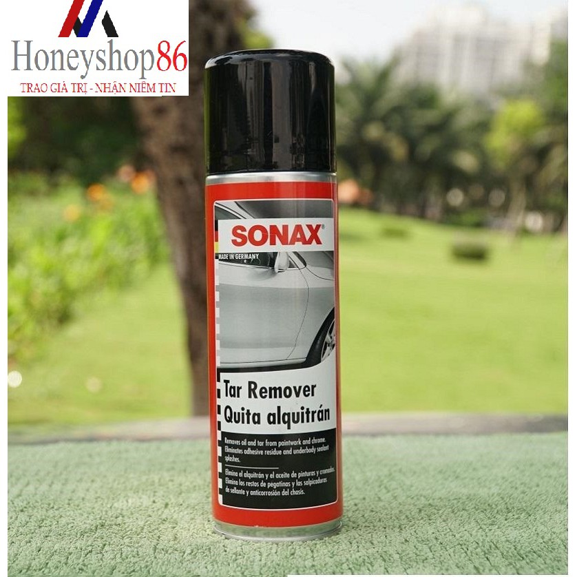 Dung dịch tẩy nhựa đường và băng keo Sonax Tar Remover 300ml 334200 HONEYSHOP86