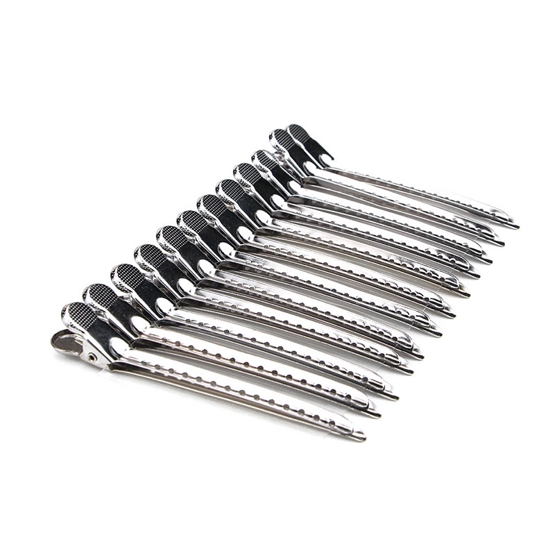 Combo 10 Kẹp vịt inox cao cấp Loại 1 size 9cm Bằng Thép Chống Gỉ An Toàn