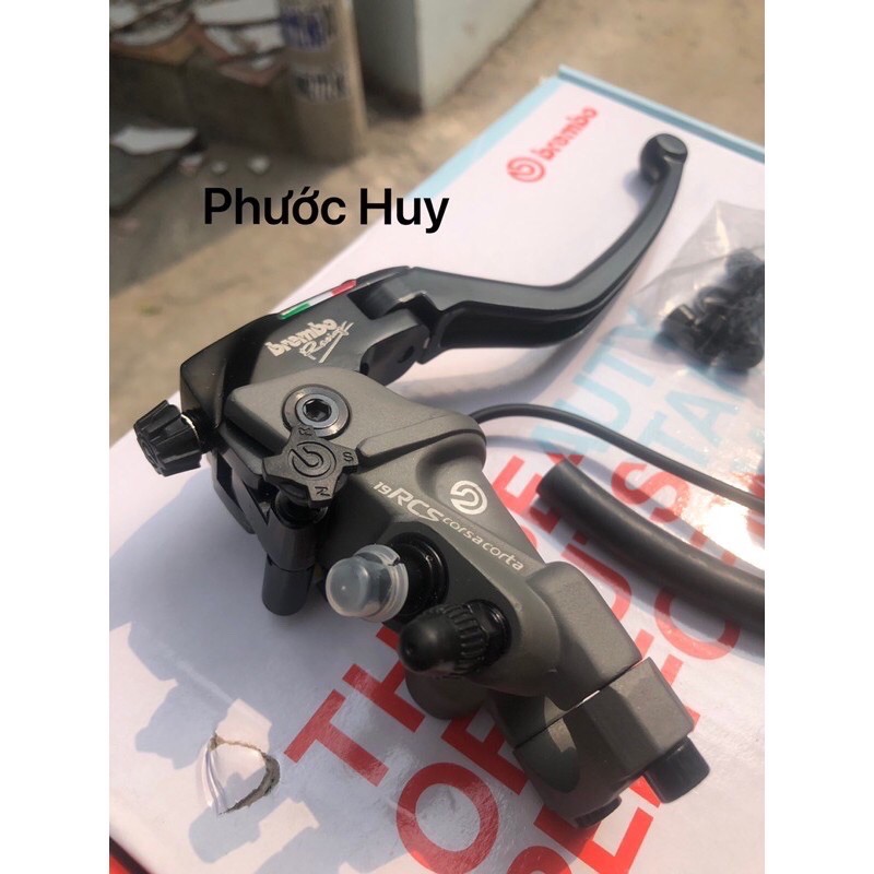 Tay thắng Brembo RCS 19 1:1 đẹp như hình Tặng pát Titan