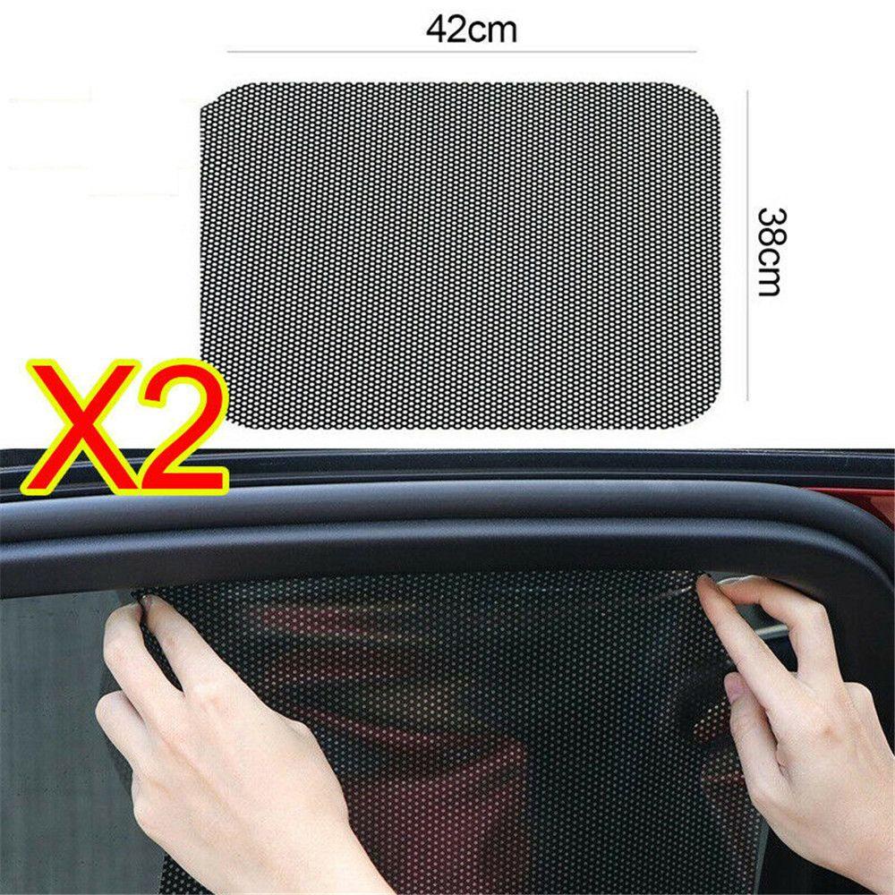 Set 2 Tấm Phim Lưới Dán Cửa Sổ Chống Nắng Tiện Dụng