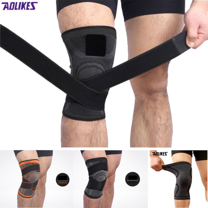 ⚡Chuyên Bán Sỉ⚡Đai đầu gối Aolikes AL 7720 Cao Cấp,băng bảo vệ khớp gối khi tập gym,yoga bóng đá,Cầu Lông, Bóng Chuyền..