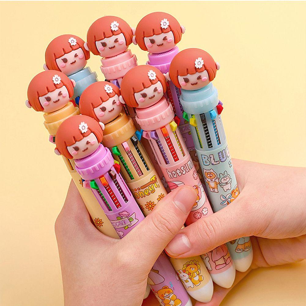 Bút Bi Ngòi 0.5mm Màu Sắc Ngọt Ngào Xinh Xắn