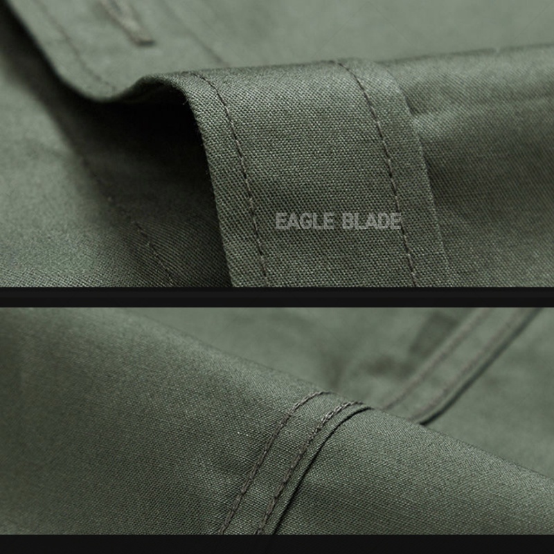 Áo sơ mi quân đội EAGLADE 207 tay ngắn thời trang cho nam M-5XL / M-5XL