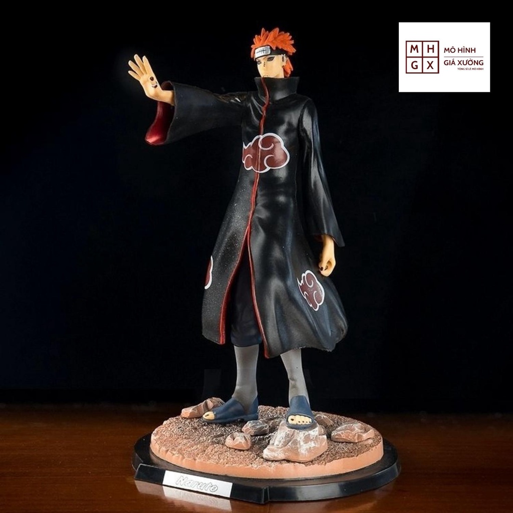 Mô hình Naruto Pain Nagato Akatsuki Lục Đạo mô hình chất siêu to siêu đẹp cao  30cm tỉ lệ 1:6 figure mô hình naruto