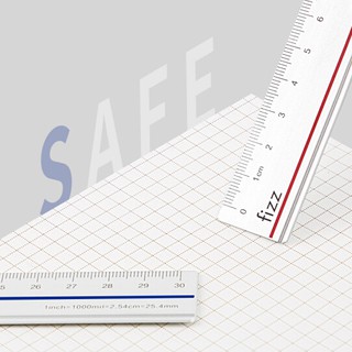 GUBFZ22705 Thước nhôm Fizz 20cm
