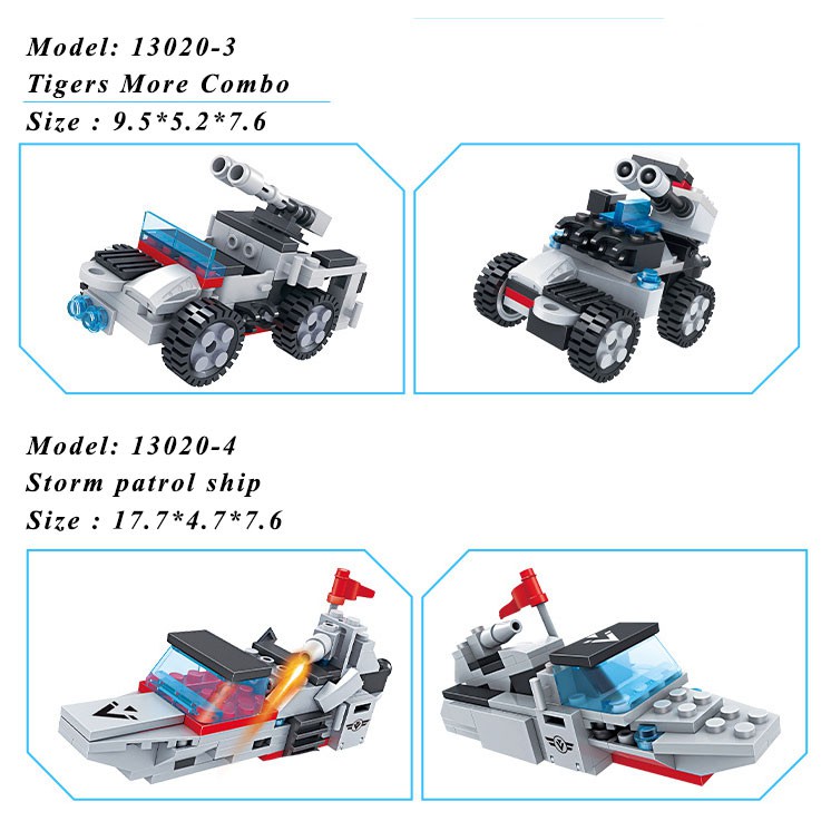 Đồ Chơi Lắp Ráp Trẻ Em -TÀU CHIẾN MECH-ROBOT Cao 40 cm