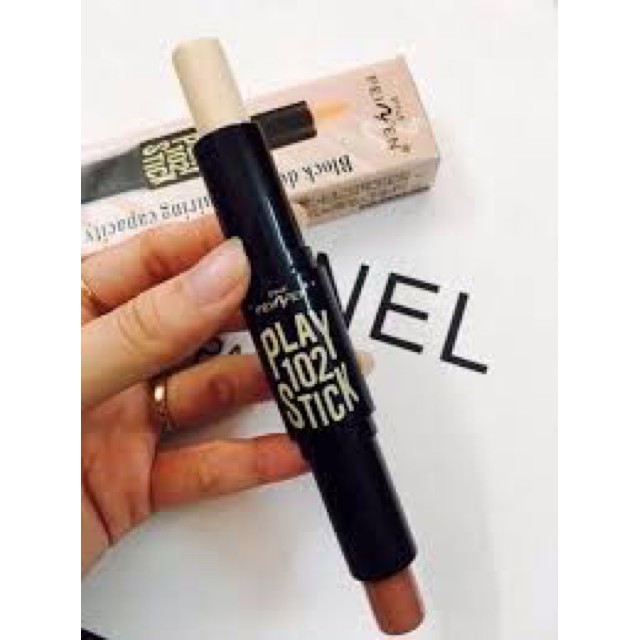 Thanh che khuyết điểm  tạo khối 2 đầu play 102 lip stickh | BigBuy360 - bigbuy360.vn