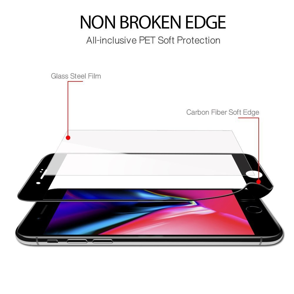 Kính Cường Lực 3D Bảo Vệ Toàn Màn Hình Cho iPhone 11 Pro Max iPhone X 8 6s 7 Plus iPhone XS XR xsmax