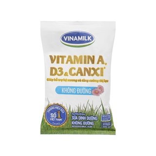 2 Sữa tươi bịch không đường, sữa vinamilk