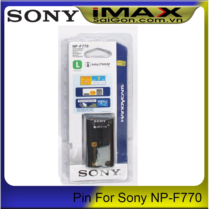Bộ 1 pin 1 sạc máy ảnh cho Sony NP-F770