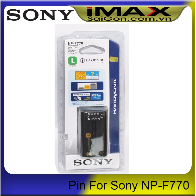 PIN SẠC MÁY ẢNH SONY NP-F770